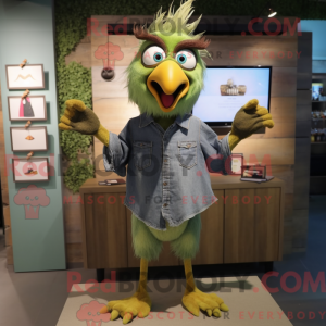Mascot character of a Olive...