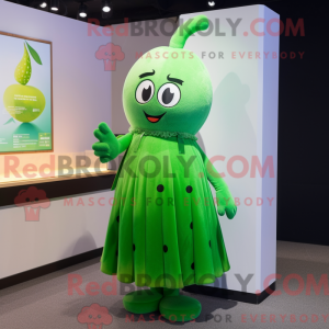 Mascot character of a Green...