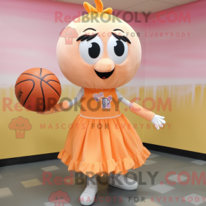 Mascot character of a Peach...