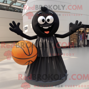 Mascot character of a Black...