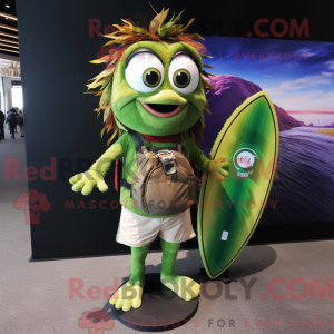 Mascot character of a Olive...