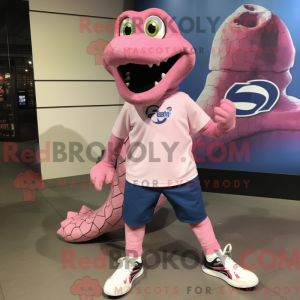 Maskotkarakter av pl Pink...