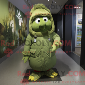 Mascot character of a Olive...
