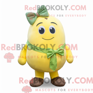 Mascot character of a Lemon...