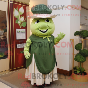 Mascot character of a Olive...