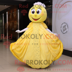 Postava maskota citronově...