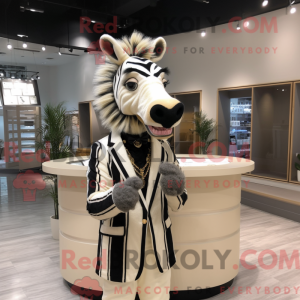 Mascot character of a Cream...