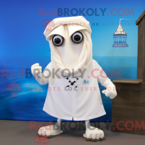 Mascot character of a White...