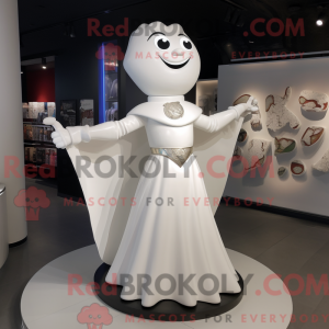 Mascot character of a White...