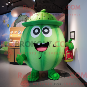 Mascot character of a Green...