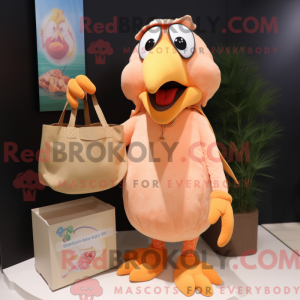 Mascot character of a Peach...