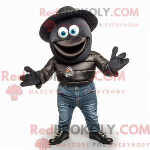 Maskottchen eines schwarzen...