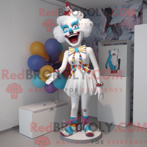 Mascot character of a White...