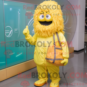 Mascot character of a Lemon...