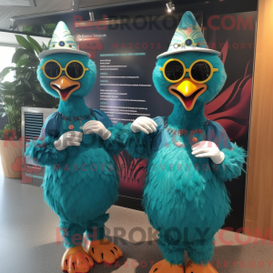 Mascot karakter van een...