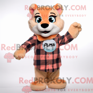 Mascot character of a Peach...
