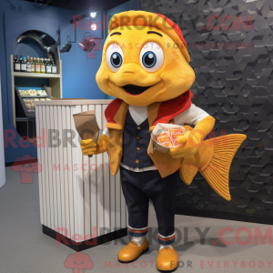 Mascot character of a Gold...