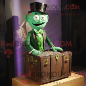 Mascot character of a Green...