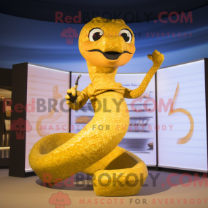 Mascottefiguur van een...