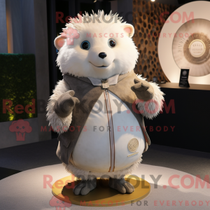 Mascot character of a White...