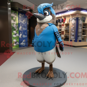 Mascot character of a Brown...