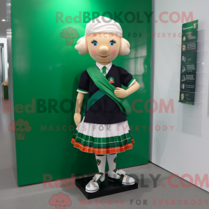 Mascot character of a Irish...