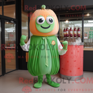 Mascot character of a Peach...