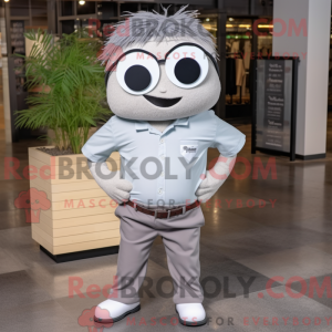 Mascot character of a Gray...