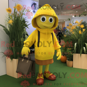 Mascot character of a Lemon...