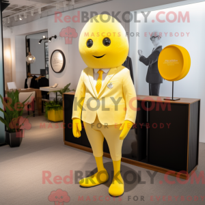 Mascot character of a Lemon...