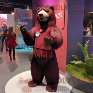 Mascot character of a...