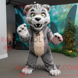 Mascot character of a Gray...