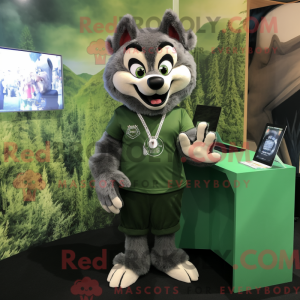 Mascot character of a Olive...