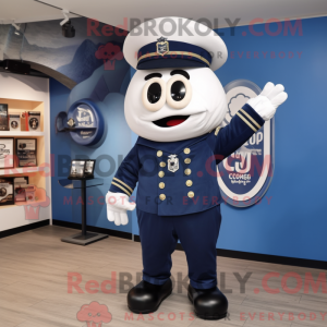 Mascot character of a Navy...