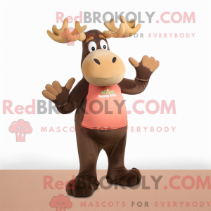 Mascot character of a Brown...