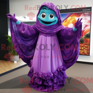 Postava maskota Purple Gyro...