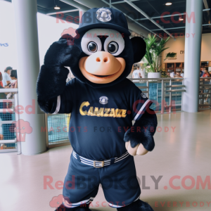 Mascot character of a Navy...