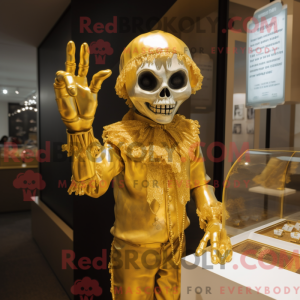 Maskotfigur af en...