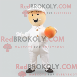 Mascot character of a White...