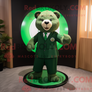 Mascot character of a Green...