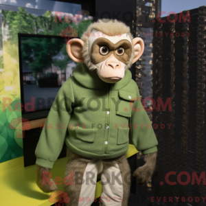 Mascot character of a Green...