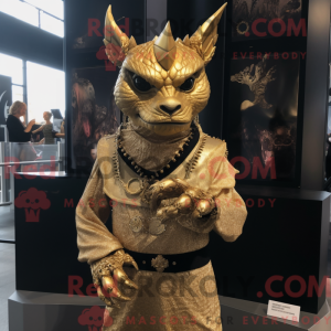 Mascot character of a Gold...