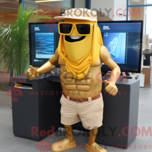 Mascottekarakter van een...