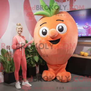 Mascot character of a Peach...