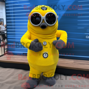 Mascot character of a Lemon...
