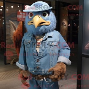 Mascot character of a Hawk...