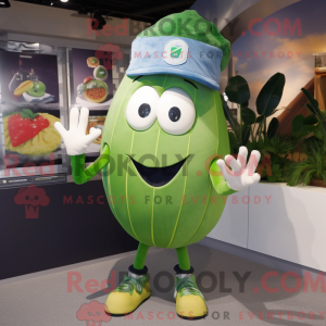 Maskot karakter av en lime...