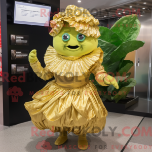 Mascot character of a Gold...