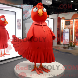 Mascot character of a Red...