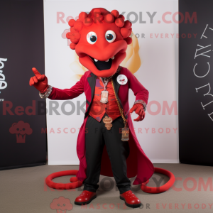 Mascot character of a Red...
